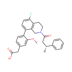 COc1cc(CC(=O)O)ccc1-c1ccc(F)c2c1CN(C(=O)C[C@@H](C)c1ccccc1)CC2 ZINC000144145149