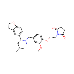 COc1cc(CN(C)[C@H](CC(C)C)c2ccc3c(c2)CCO3)ccc1OCCN1C(=O)CCC1=O ZINC001772597118