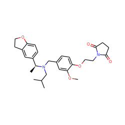 COc1cc(CN(CC(C)C)[C@@H](C)c2ccc3c(c2)CCO3)ccc1OCCN1C(=O)CCC1=O ZINC001772589776