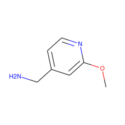 COc1cc(CN)ccn1 ZINC000012505591