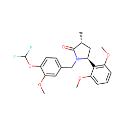 COc1cc(CN2C(=O)[C@H](C)C[C@H]2c2c(OC)cccc2OC)ccc1OC(F)F ZINC000167382561