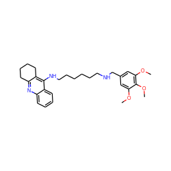 COc1cc(CNCCCCCCNc2c3c(nc4ccccc24)CCCC3)cc(OC)c1OC ZINC000066058908