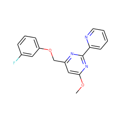 COc1cc(COc2cccc(F)c2)nc(-c2ccccn2)n1 ZINC000653808100