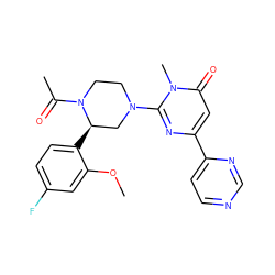 COc1cc(F)ccc1[C@@H]1CN(c2nc(-c3ccncn3)cc(=O)n2C)CCN1C(C)=O ZINC000116775081