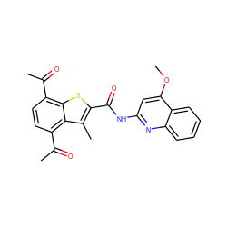 COc1cc(NC(=O)c2sc3c(C(C)=O)ccc(C(C)=O)c3c2C)nc2ccccc12 ZINC001772634919