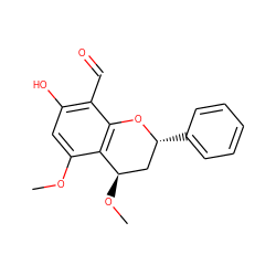 COc1cc(O)c(C=O)c2c1[C@H](OC)C[C@@H](c1ccccc1)O2 ZINC000103298380