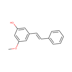 COc1cc(O)cc(/C=C/c2ccccc2)c1 ZINC000000899172