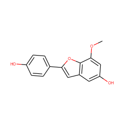 COc1cc(O)cc2cc(-c3ccc(O)cc3)oc12 ZINC000028360395