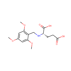 COc1cc(OC)c(CN[C@@H](CCC(=O)O)C(=O)O)c(OC)c1 ZINC001772618235