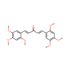 COc1cc(OC)c(OC)cc1/C=C/C(=O)/C=C/c1cc(OC)c(OC)cc1OC ZINC000002549249