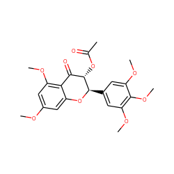 COc1cc(OC)c2c(c1)O[C@H](c1cc(OC)c(OC)c(OC)c1)[C@@H](OC(C)=O)C2=O ZINC000142985100