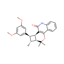 COc1cc(OC)cc([C@@H]2[C@@H](C)[C@H]3[C@@H]2c2c(c4ccccc4[nH]c2=O)OC3(C)C)c1 ZINC000169334488