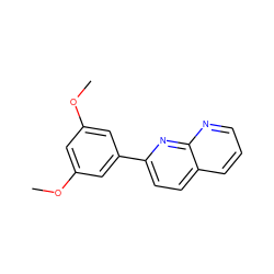 COc1cc(OC)cc(-c2ccc3cccnc3n2)c1 ZINC000028826016