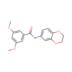 COc1cc(OC)cc(C(=O)Nc2ccc3c(c2)OCCO3)c1 ZINC000000208122