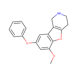 COc1cc(Oc2ccccc2)cc2c3c(oc12)CCNC3 ZINC000143339234