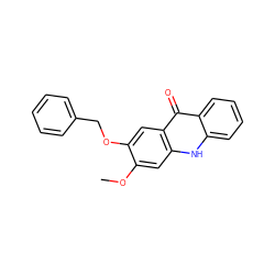 COc1cc2[nH]c3ccccc3c(=O)c2cc1OCc1ccccc1 ZINC000084651994