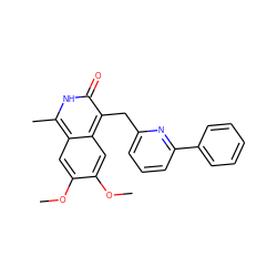 COc1cc2c(C)[nH]c(=O)c(Cc3cccc(-c4ccccc4)n3)c2cc1OC ZINC000169703355