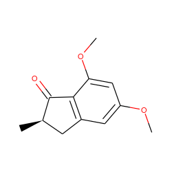 COc1cc2c(c(OC)c1)C(=O)[C@H](C)C2 ZINC000021989834