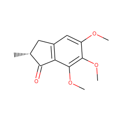 COc1cc2c(c(OC)c1OC)C(=O)[C@H](C)C2 ZINC000027655797