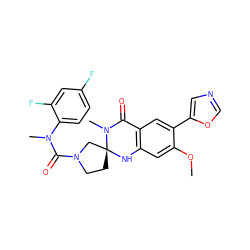 COc1cc2c(cc1-c1cnco1)C(=O)N(C)[C@]1(CCN(C(=O)N(C)c3ccc(F)cc3F)C1)N2 ZINC000028529697