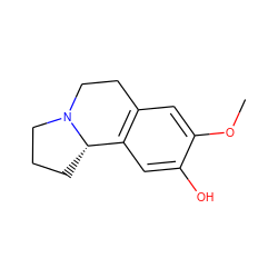 COc1cc2c(cc1O)[C@@H]1CCCN1CC2 ZINC000169309104