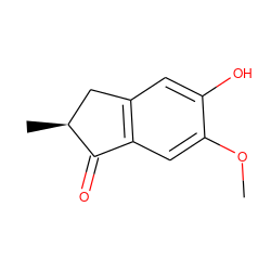 COc1cc2c(cc1O)C[C@H](C)C2=O ZINC000027656873