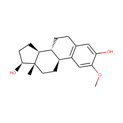 COc1cc2c(cc1O)CC[C@@H]1[C@@H]2CC[C@]2(C)[C@@H](O)CC[C@@H]12 ZINC000003818826