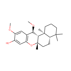 COc1cc2c(cc1O)O[C@@]1(C)CC[C@H]3C(C)(C)CCC[C@]3(C)[C@H]1[C@@H]2OC ZINC000036399539