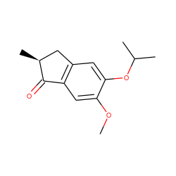 COc1cc2c(cc1OC(C)C)C[C@H](C)C2=O ZINC000027654572