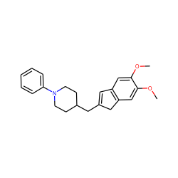 COc1cc2c(cc1OC)CC(CC1CCN(c3ccccc3)CC1)=C2 ZINC000049109544