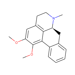 COc1cc2c3c(c1OC)-c1ccccc1C[C@@H]3N(C)CC2 ZINC000000320695