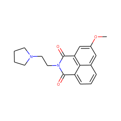 COc1cc2c3c(cccc3c1)C(=O)N(CCN1CCCC1)C2=O ZINC000005640618