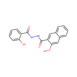 COc1cc2ccccc2cc1C(=O)NNC(=O)c1ccccc1O ZINC000005171982