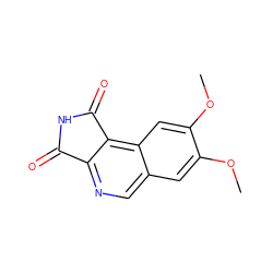 COc1cc2cnc3c(c2cc1OC)C(=O)NC3=O ZINC000059113260