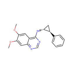 COc1cc2ncnc(N[C@@H]3C[C@H]3c3ccccc3)c2cc1OC ZINC000003815184