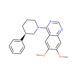 COc1cc2ncnc(N3CCC[C@H](c4ccccc4)C3)c2cc1OC ZINC000035813674