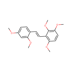 COc1ccc(/C=C/c2c(OC)ccc(OC)c2OC)c(OC)c1 ZINC000169330264