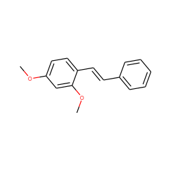 COc1ccc(/C=C/c2ccccc2)c(OC)c1 ZINC000034433831