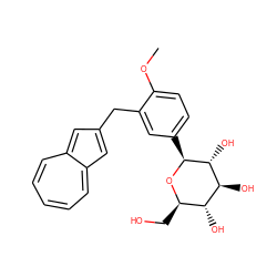 COc1ccc([C@@H]2O[C@H](CO)[C@@H](O)[C@H](O)[C@H]2O)cc1Cc1cc2cccccc-2c1 ZINC000034167940