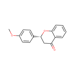 COc1ccc([C@H]2CC(=O)c3ccccc3O2)cc1 ZINC000000057966