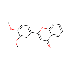 COc1ccc(-c2cc(=O)c3ccccc3o2)cc1OC ZINC000000057672