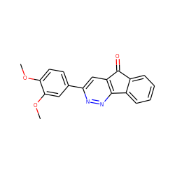 COc1ccc(-c2cc3c(nn2)-c2ccccc2C3=O)cc1OC ZINC000001383544