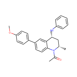 COc1ccc(-c2ccc3c(c2)[C@H](Nc2ccccc2)C[C@H](C)N3C(C)=O)cc1 ZINC000208295176