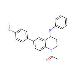 COc1ccc(-c2ccc3c(c2)[C@H](Nc2ccccc2)CCN3C(C)=O)cc1 ZINC000299838992