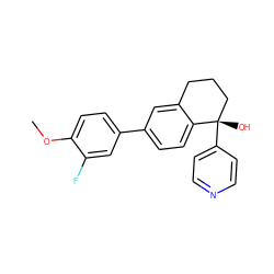 COc1ccc(-c2ccc3c(c2)CCC[C@]3(O)c2ccncc2)cc1F ZINC000040955055