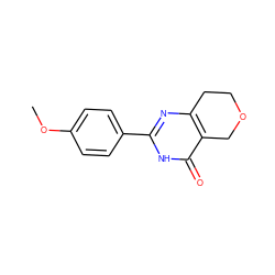 COc1ccc(-c2nc3c(c(=O)[nH]2)COCC3)cc1 ZINC000096283586