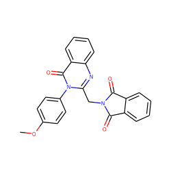 COc1ccc(-n2c(CN3C(=O)c4ccccc4C3=O)nc3ccccc3c2=O)cc1 ZINC000001211868