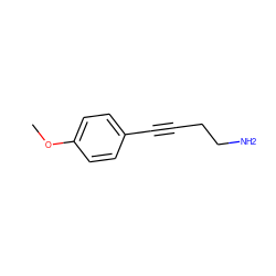 COc1ccc(C#CCCN)cc1 ZINC000034865780