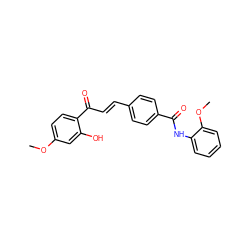 COc1ccc(C(=O)/C=C/c2ccc(C(=O)Nc3ccccc3OC)cc2)c(O)c1 ZINC000096913643