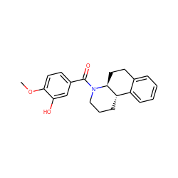 COc1ccc(C(=O)N2CCC[C@H]3c4ccccc4CC[C@@H]32)cc1O ZINC000096169328